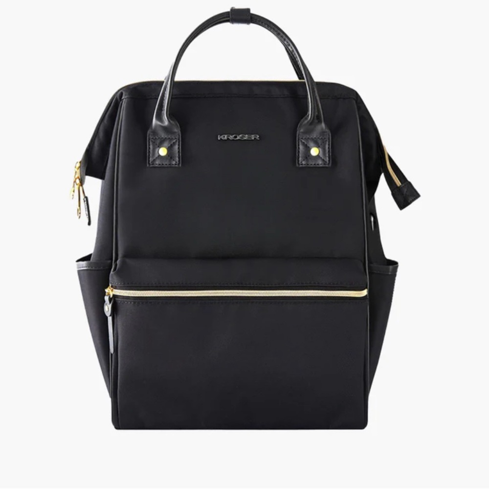 KROSER Black Backpack w/ USB Port